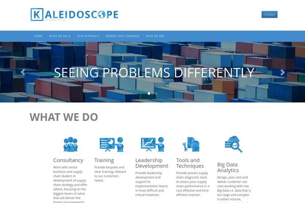 kaleidoscope-int.com site used Bootstrap Basic