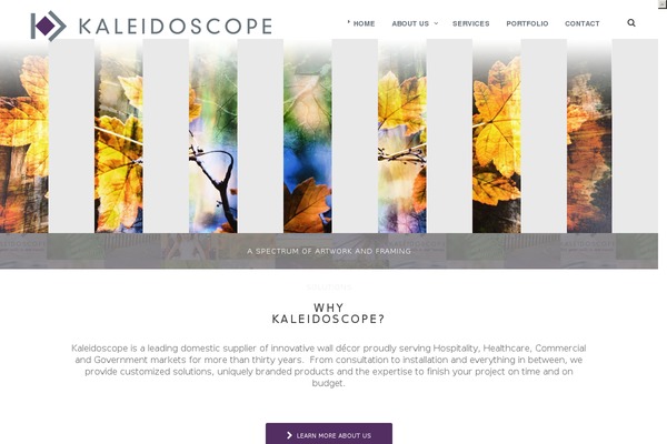 kaleidoscopeframing.com site used Kaleidoscope