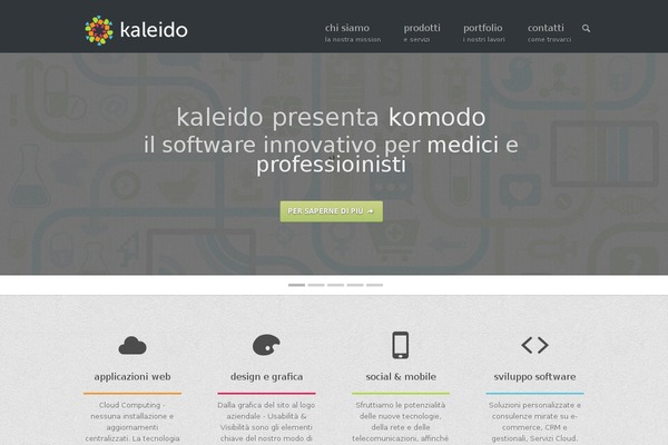 Kaleido theme site design template sample