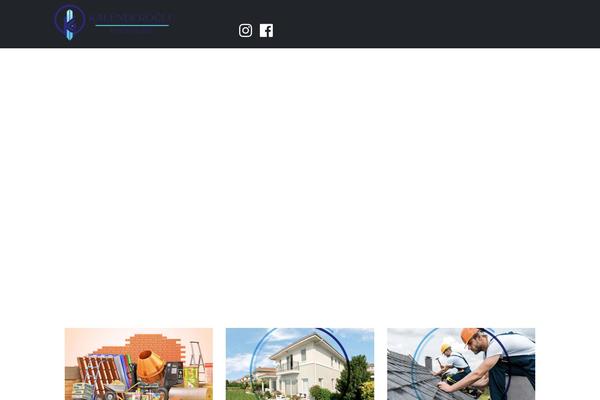 Roof theme site design template sample
