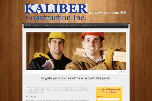 kaliberconstruction.com site used Kaliber