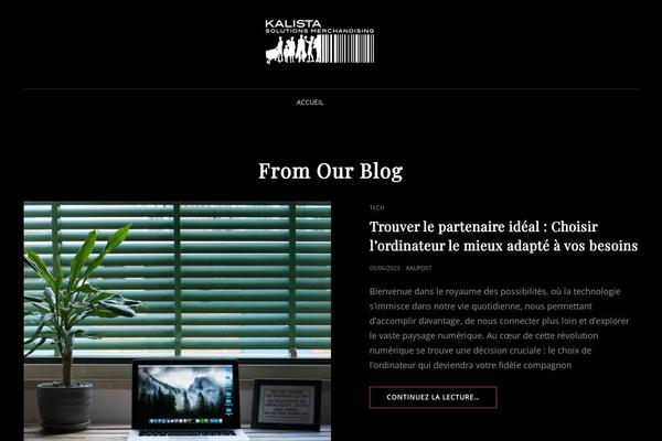 Signify Dark theme site design template sample