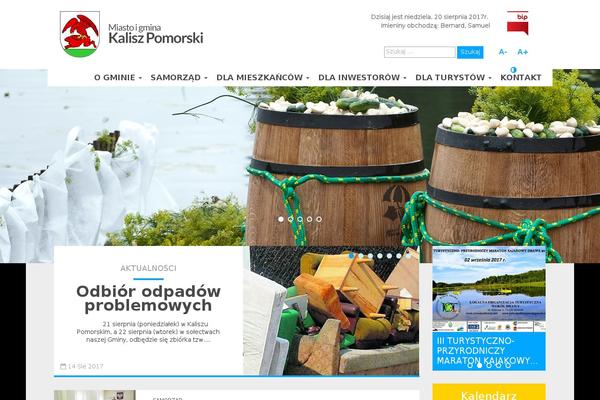 kaliszpom.pl site used Kaliszpom