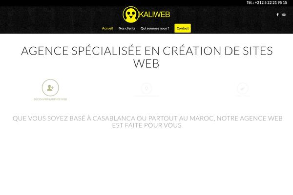 kaliweb.net site used Enfold