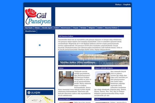 kalkangulpansiyon.com site used Gulpansiyon