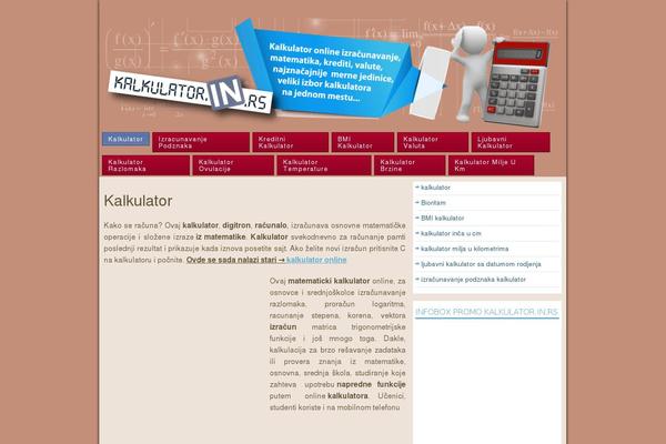 kalkulator.in.rs site used Septia