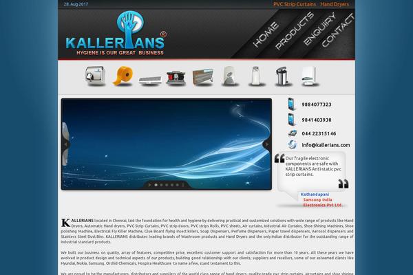 kallerians.com site used Kallerians