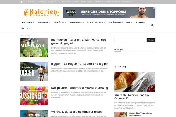 kalorien-ratgeber.de site used Sahifa560