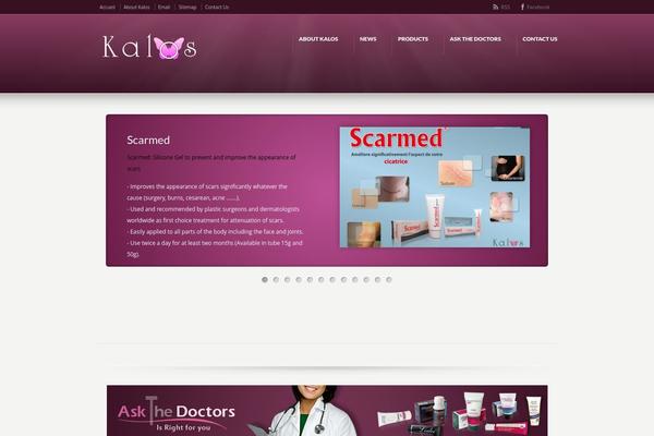 Karma theme site design template sample