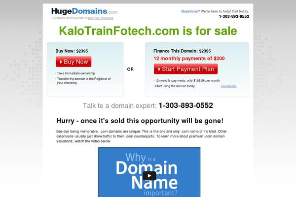 kalotrainfotech.com site used Zerif-lite.1.8.4.4