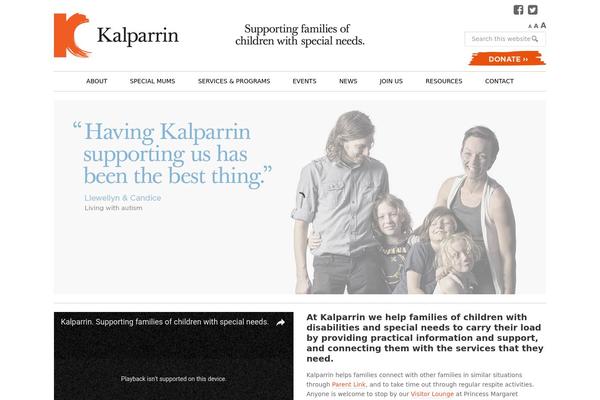 kalparrin.org.au site used Kalparrin