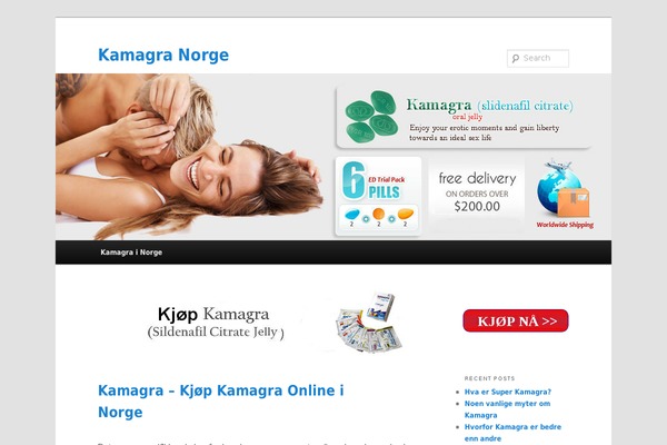 WordPress website example screenshot