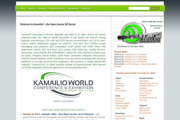 kamailio.com site used I-excel-kamailio