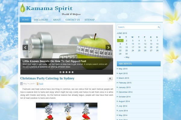 kamamaspirit.com site used Healthfitness