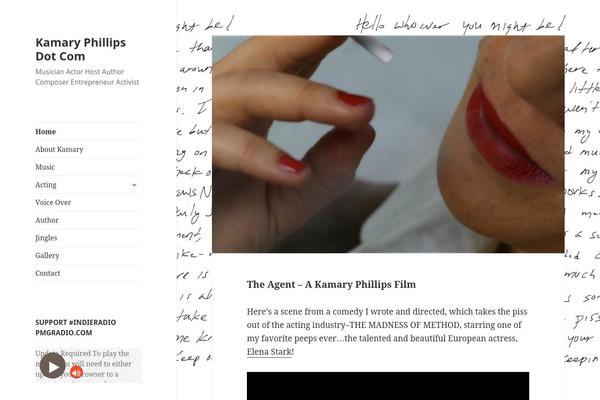 Twenty Fifteen theme site design template sample