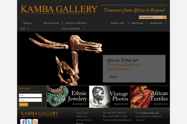kambagallery.com site used Kamba