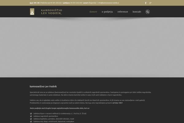 kamnosestvo-vodnik.si site used Avada