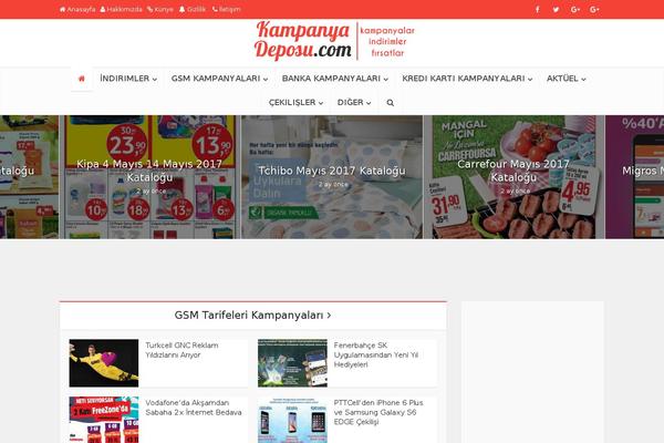 Kampanya theme websites examples