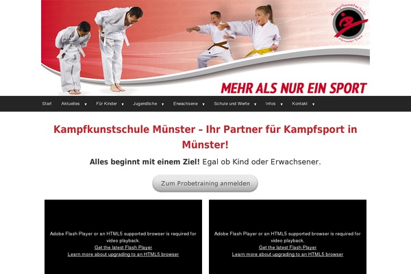 kampfsport-muenster.de site used Modernize v3.13