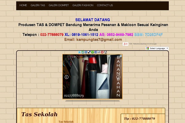 kampungtas.com site used Astra