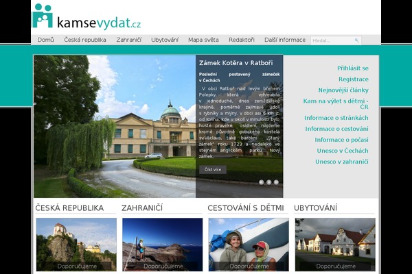 kamsevydat.cz site used Trawell-child