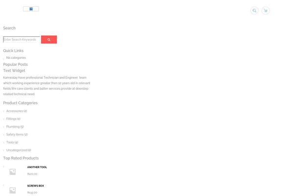 WordPress website example screenshot