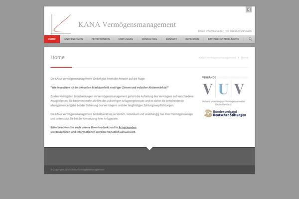 kana.de site used Flexfit Theme