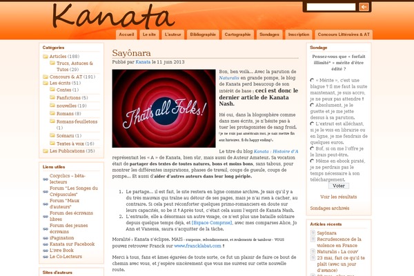 kanatanash.com site used Kanata