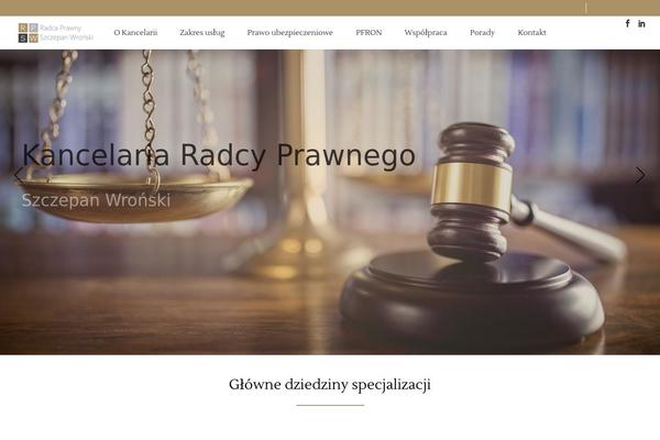 kancelariawronski.pl site used Anwalt