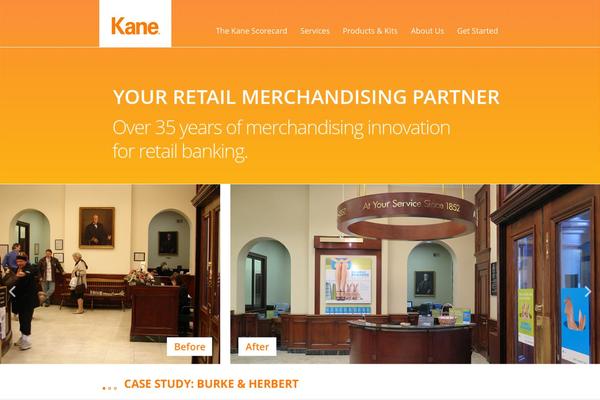 KANE theme site design template sample