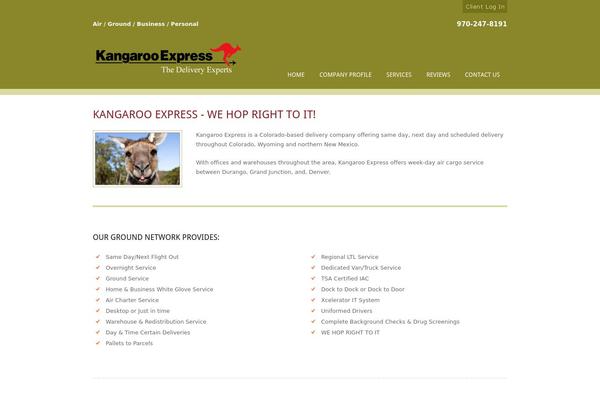 kangaroo-express WordPress theme, websites list used kangaroo-express theme kangaroo-express theme websites examples