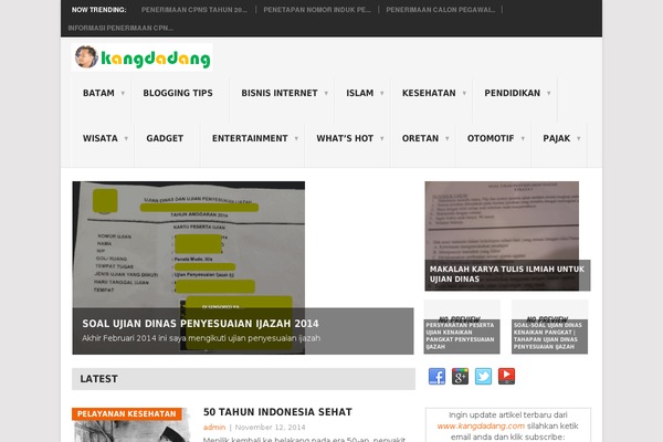 kangdadang.com site used Fast Press