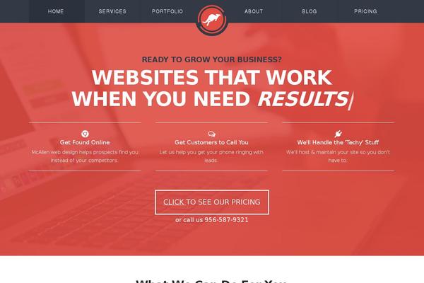 WordPress website example screenshot