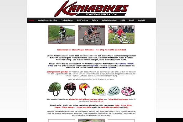 kaniabikes.com site used Kania