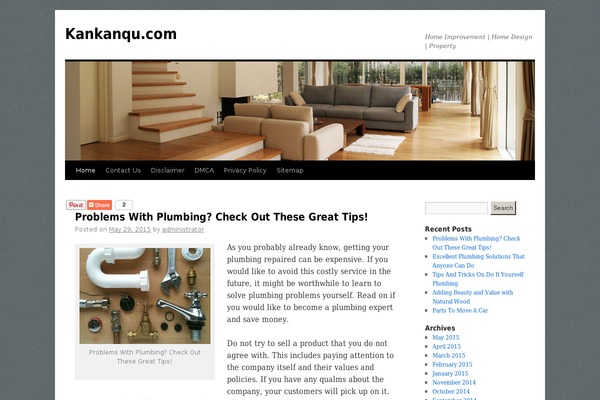 WordPress website example screenshot
