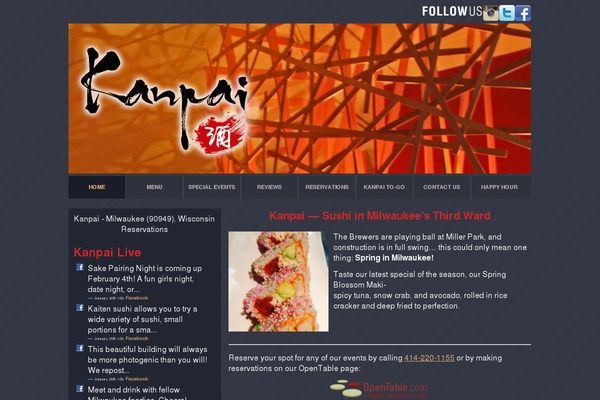 kanpaimilwaukee.com site used Kanpai