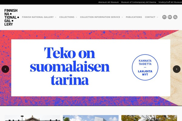 kansallisgalleria.fi site used Kansallisgalleria