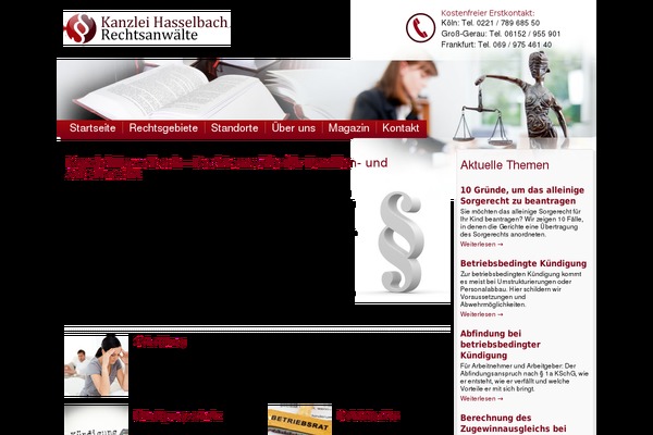 kanzlei-hasselbach.de site used Hasselbach-theme