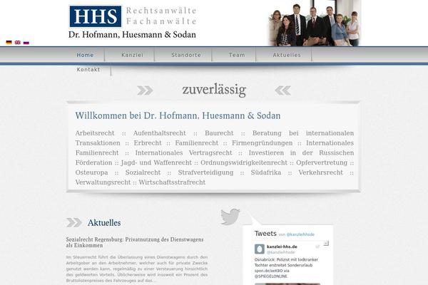 kanzlei-hhs.de site used Hhs
