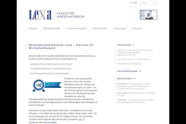 kanzlei-lexa.de site used Lexa