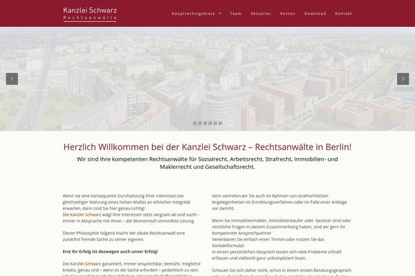 Schwarz theme websites examples