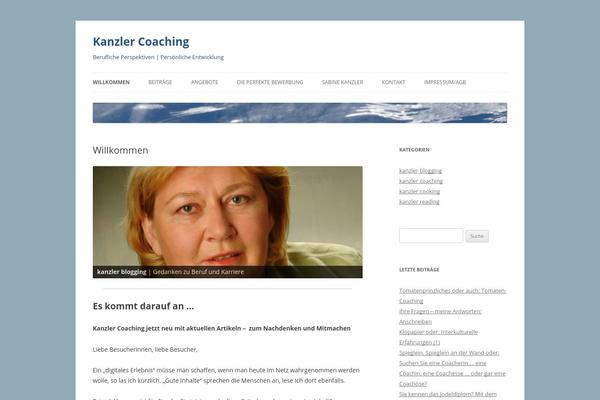 Twenty Twelve theme site design template sample