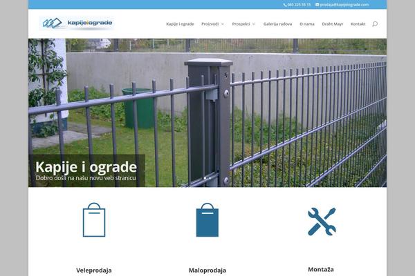 WordPress website example screenshot