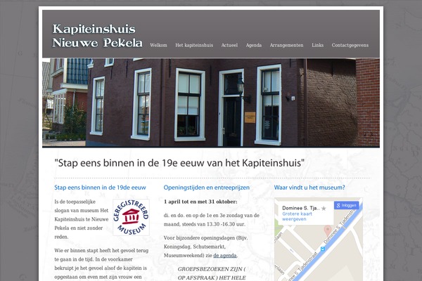 kapiteinshuis.nl site used Kapiteinshuis