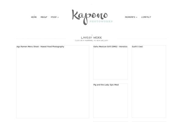 Tripod theme site design template sample