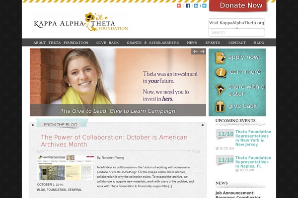 Kappa theme site design template sample