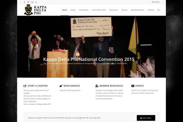 Enfold theme site design template sample