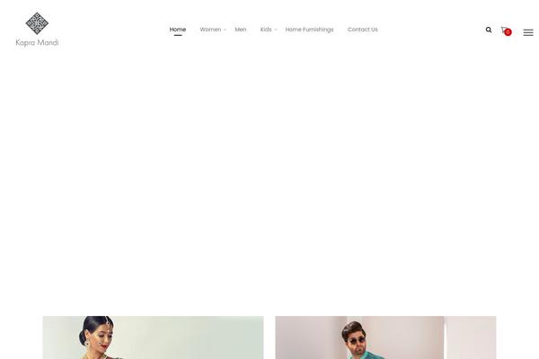 Zuka theme site design template sample
