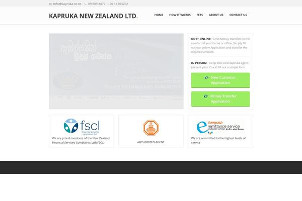 kapruka.co.nz site used Websitedotlk