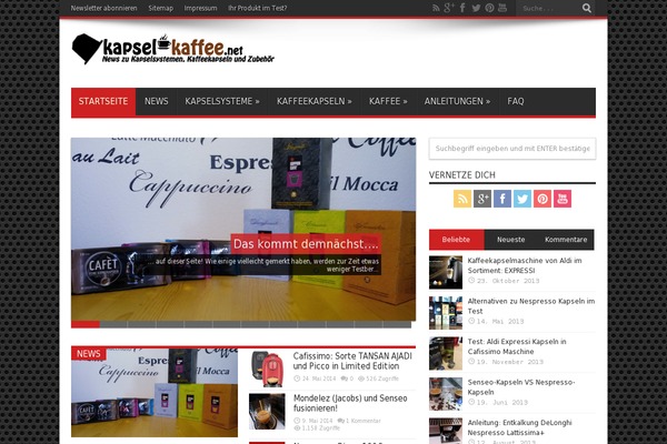kapsel-kaffee.net site used Roven-blog